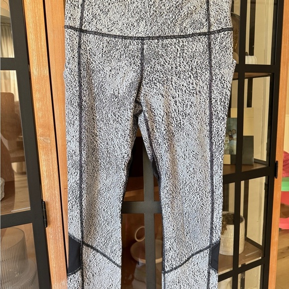Lululemon Leggings Pace Rival Cropped 22” Power Luxtreme Spray Jacquard mid rise - Picture 5 of 7